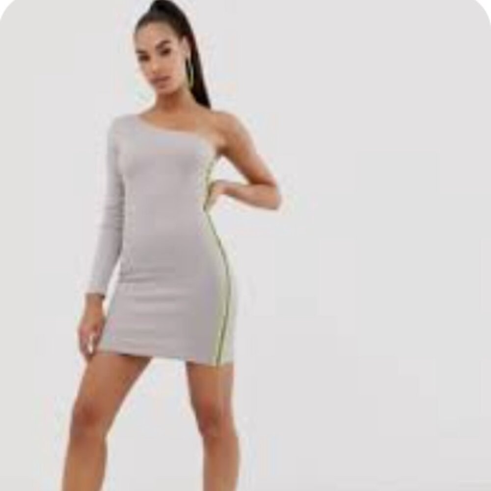 ASOS Reflective Bodycon dress - Picture 2 of 3